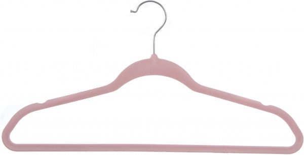 Набір плічок Vivendi Velvet рожевий 44,5 см 12 шт. 