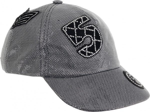 Кепка для девочек Pampona 21 L 19 р.52 серебряный 