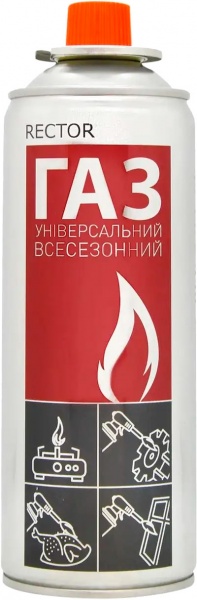 Баллон газовый RECTOR цанговый 220 г 