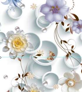 Скатертина без основи ES0542 135x200 см мульті Даріана 