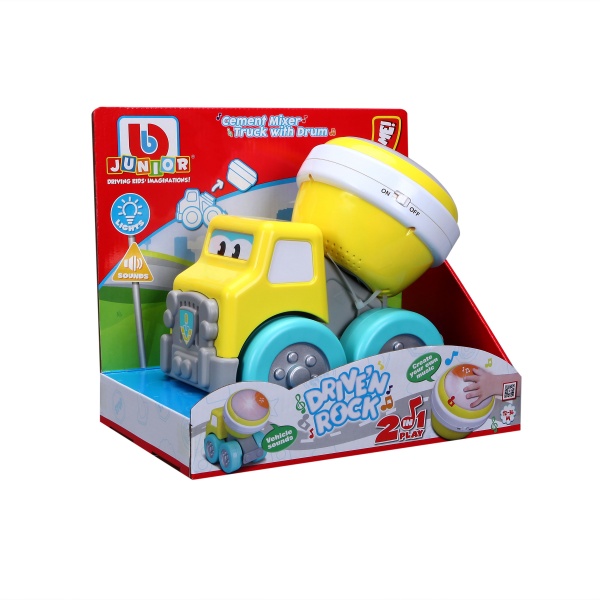 Машинка Bb Junior Драйв энд рок Бетономешалка 16-89032
