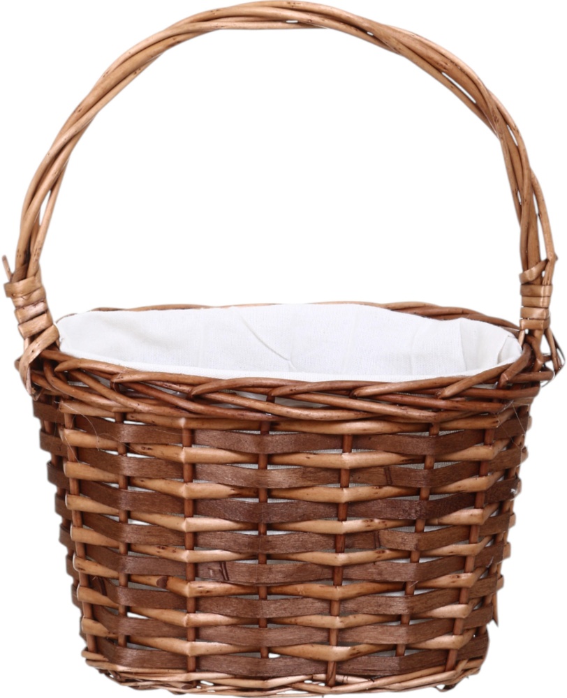 Кошик плетений з текстилем 23х15х16/30 см RL24-55T-3