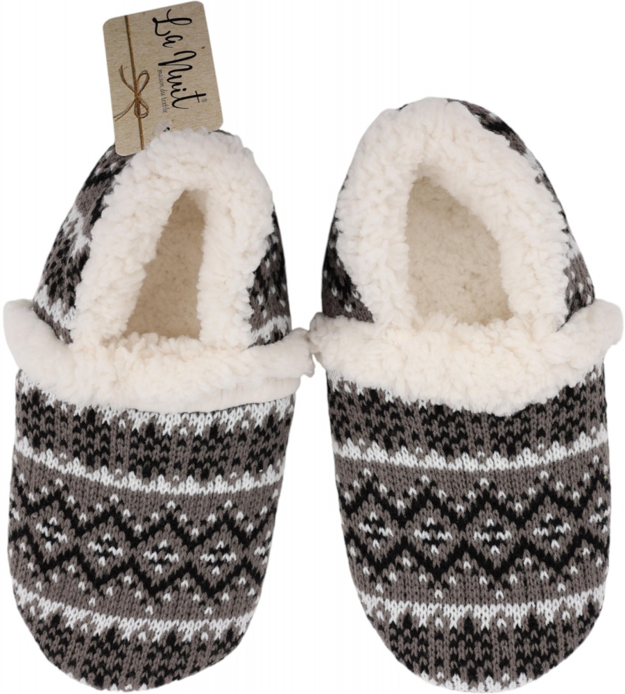 Взуття домашнє La Nuit Basic Кріс р.41/42 світло-сірий