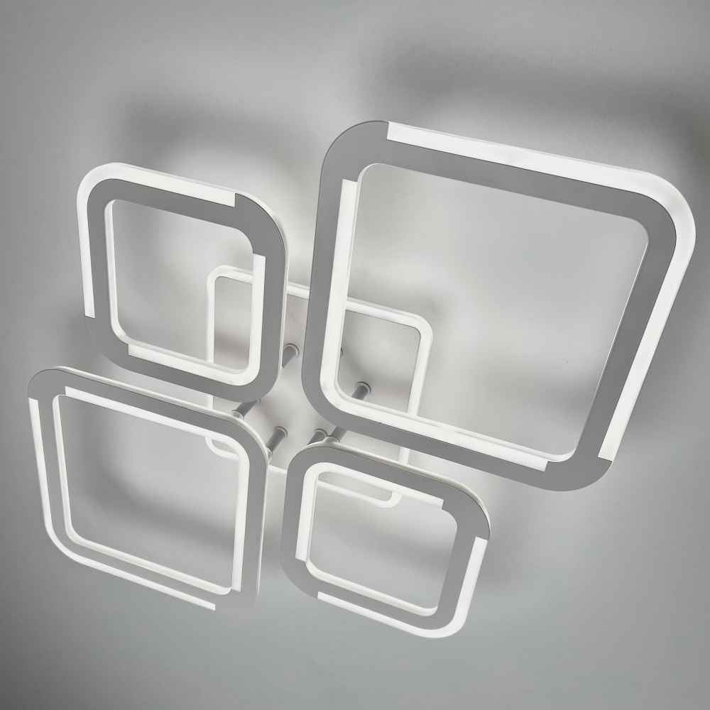 Люстра світлодіодна Luminaria 4x75 Вт LED-модуль 101 Біла SELENA 75W 5S WHITE