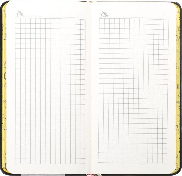 Книга для нотаток Геній 128 аркушів чорна Smiley