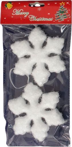 Набор елочных игрушек Снежинки d115 мм 2 шт./уп. 