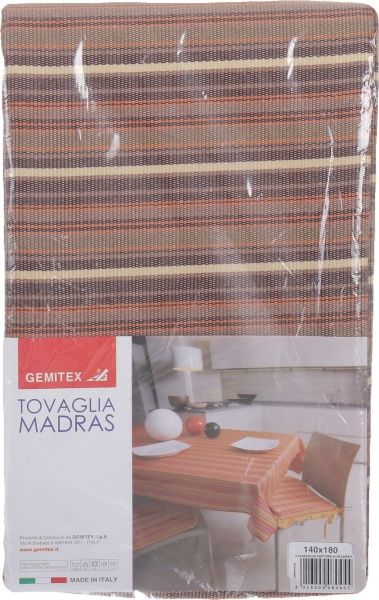 Скатерть 1-11-140-180-003 140x180 см коричневый Gemitex 