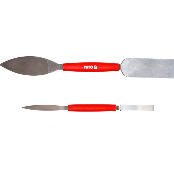 Комплект YATO шпателей штукатурних 2 сторонніх 8x192 мм і 26x254 мм YT-52780