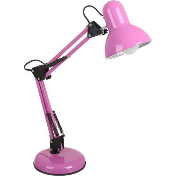 Настольная лампа офисная Accento lighting ALYU-DE3030-R 40 Вт E27 фуксия 