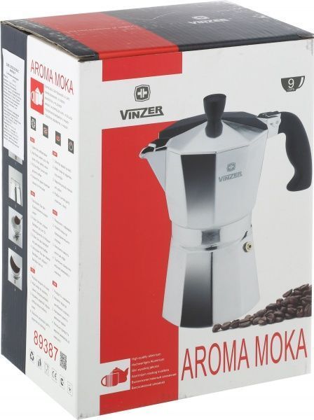 Кофеварка гейзерная на 9 чашек 89387 Vinzer
