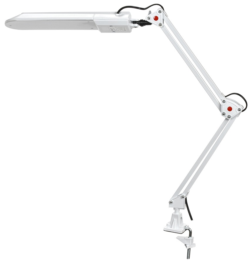 Настольная лампа офисная IEK 8 Вт белый LDNL2-2015-1-VV-08-K01