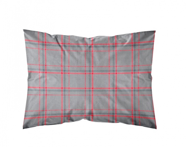 Наволочка фланель Christmas Deer 50x70 см серый La Nuit 