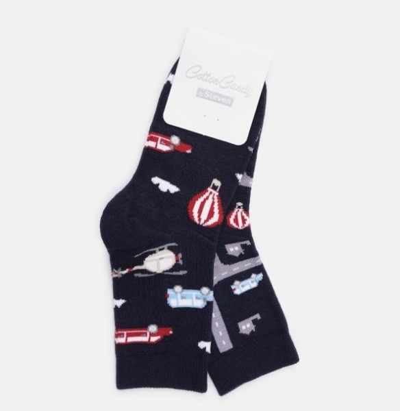 Носки детские для мальчиков Steven 14369 р. 26-28 темно-синий 