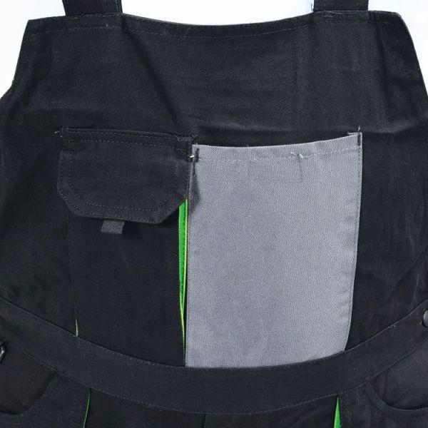 Полукомбинезон рабочий YATO р. XL YT-80173 черный с серым