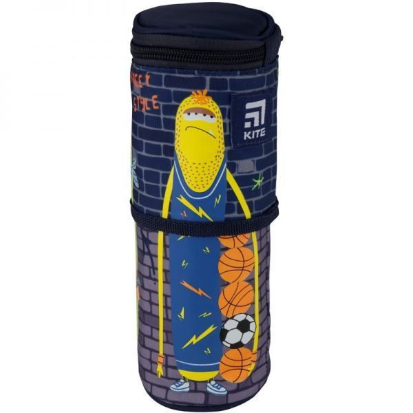 Пенал 684-4 KITE синійсірий