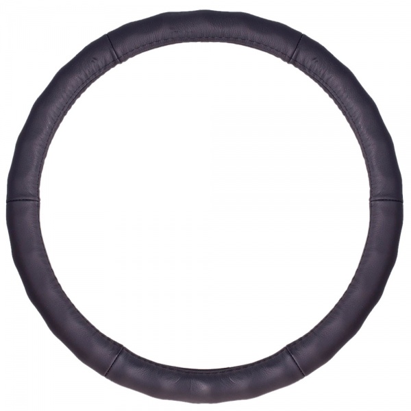 Чохол на кермо Vitol натуральна шкіра 2056 M чорний