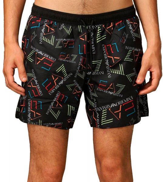 Шорти EA7 Mens woven boxer 902000-0P747-17520 р. 52 чорний