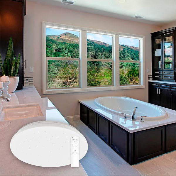 Світильник світлодіодний LightMaster Ronda Colore CE1099 з пультом ДК 36 Вт білий 3000/4500/6000/RGB К 