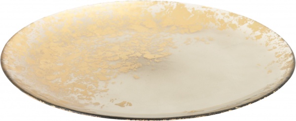 Блюдо ATLAS 32,5X2,5 золото-димка Arda Cam 