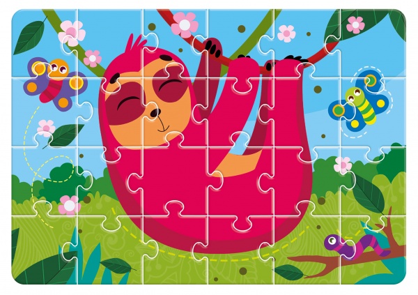 Игра настольная Roter Kafer Пазлы Ленивец RK1130-04