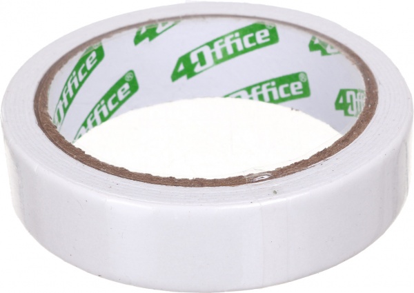 Клейка стрічка 2х-стороння пінна основа 24ммх2м 4-396 4Office