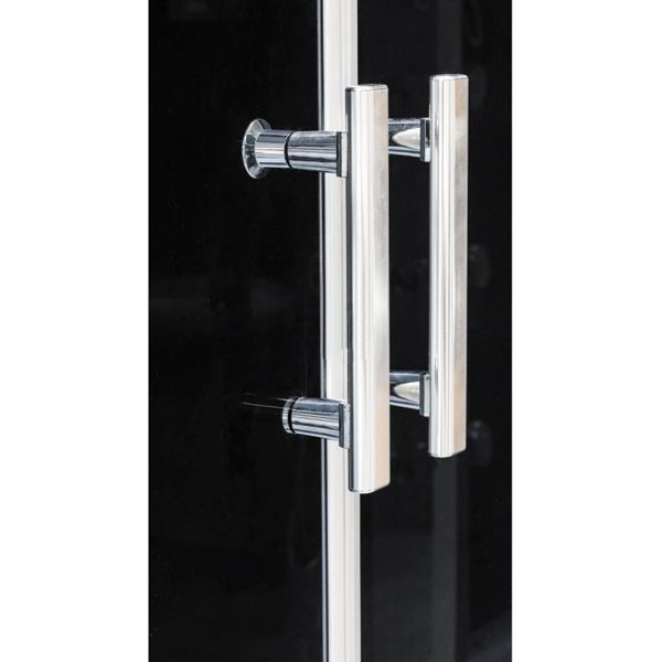 Гидромассажный бокс Erlit ER4515TP-C4 1500*850*2150 профиль сатин, стекло графит