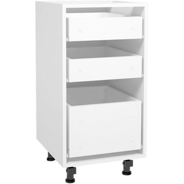 Тумба нижняя МС Варшава Няш-3 40/82/45 (2+1) с ящиками лайм Грейд