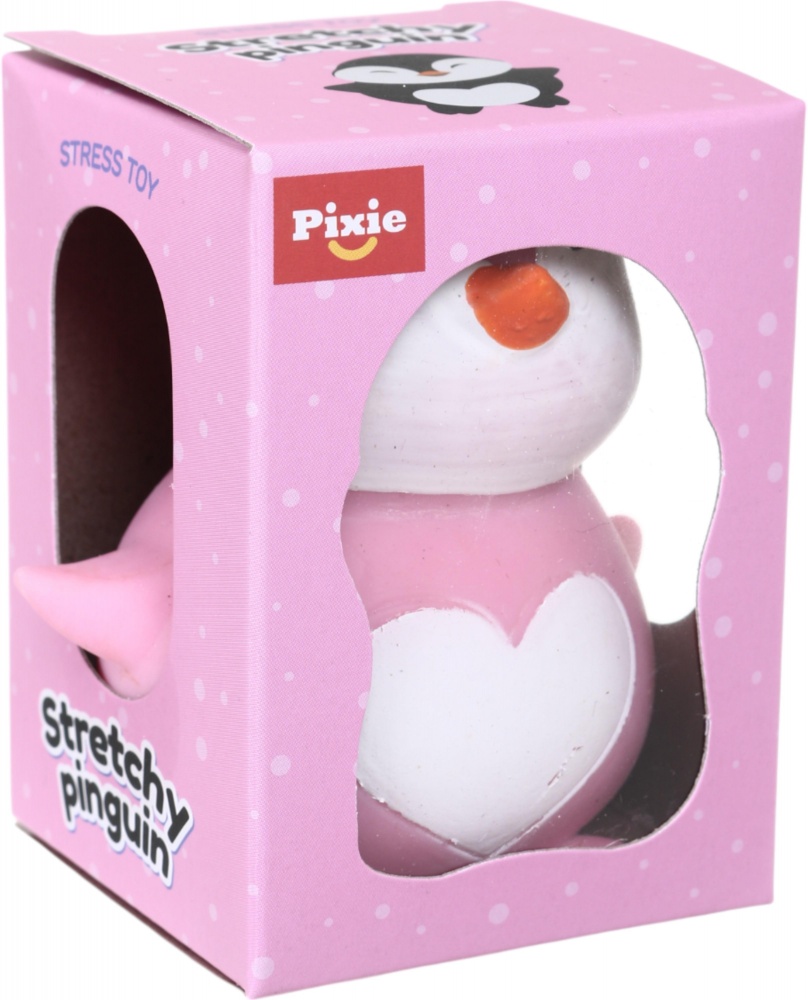 Іграшка-антистрес PIXIE стретч пінгвін 148 г 66x58x78 мм в асорт. CKS-10734