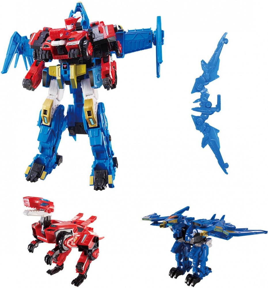 Игровой набор DINOSTER с роботом-трансформером Раптор Болт Винг EU580806N
