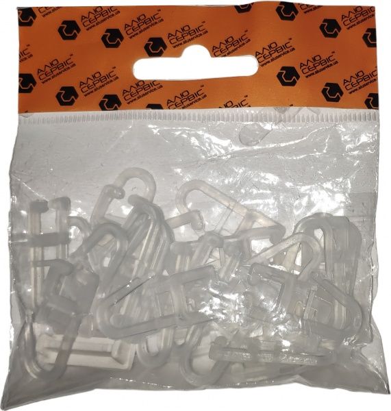 Комплект фурнітури Алюсервіс для стандартного карниза 250 см 1 шт. 