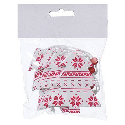 Набір підвісок Ялинка 4 шт./уп. 6,5 см