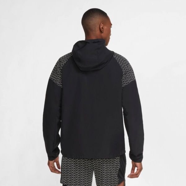 Джемпер Nike M NK RUN DVN ESSNTL JKT FLASH CU7870-010 р. XL чорний