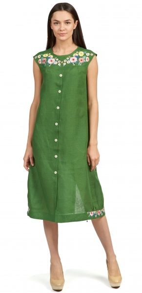 Платье Эдельвика 577-20/00 зеленая р. L зеленый 