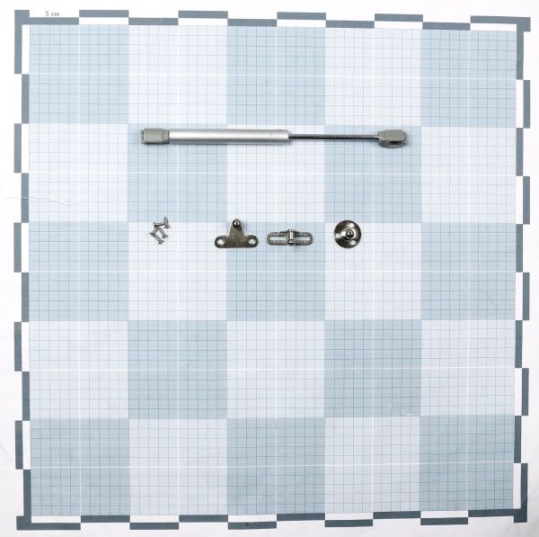 Амортизатор газовый 60N сталь серебряный