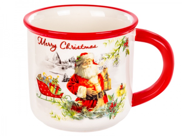 Чашка для чаю Дід Мороз 400 мл 858-0008 Lefard