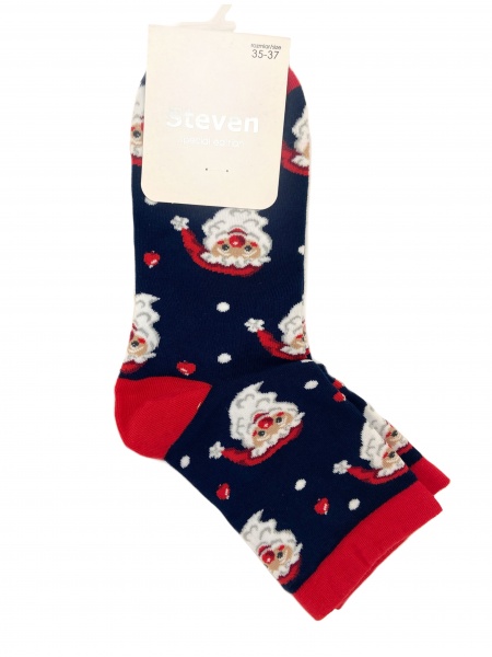 Носки женские Steven 136 058 р. 35-37 темно-синий 