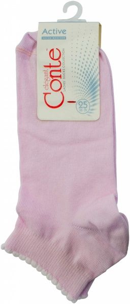 Носки Conte ACTIVE хлопковые р. 23-25 розовый 