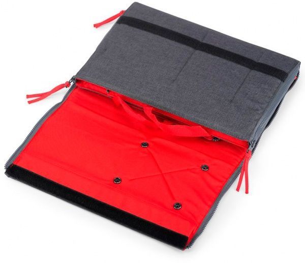 Ящик органайзер складаний для автомобіля Фолдін ТрендБай 1063 сірий із червоним