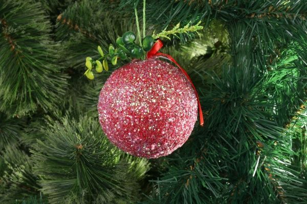 Куля пінопластова Казкова середня d80 червоний