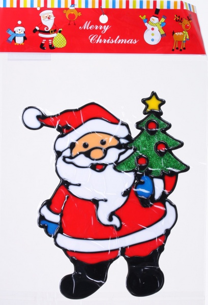 Наклейка декоративная cиликоновая 2 микс (6 дизайнов) в ассортименте 13x18 см