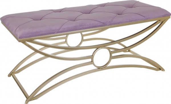 Банкетка 100х42х45 см лавандовий 