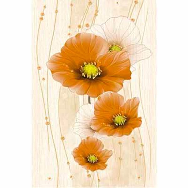 Декор Golden Tile Маргарита Б81391 бежевий 200x300 мм