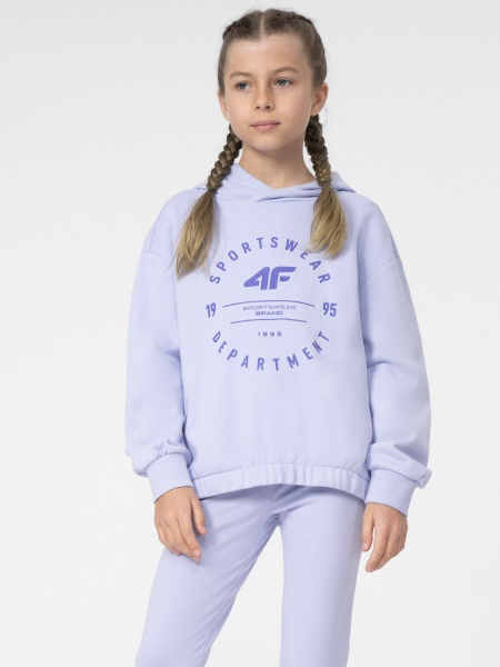 Джемпер 4F SWEATSHIRT F218 4FJSS23TSWSF218-52S р. 128 рожевий
