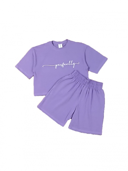 Костюм для хлопчиків Luna Kids р.140 бузковий 0058 