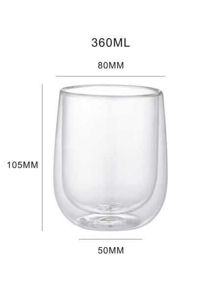 Набор стаканов Glassy 360 мл 2 шт. Flamberg Smart Kitchen 