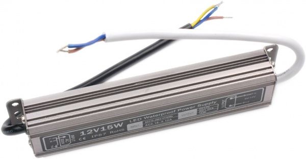 Преобразователь напряжения Светкомплект 12 В 15 Вт IP67 F-15-12
