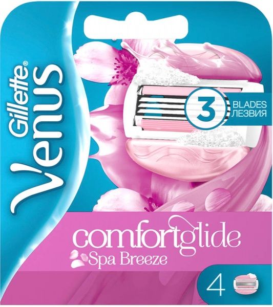 Сменный картридж Gillette Venus ComfortGlide Spa Breeze 4 шт.