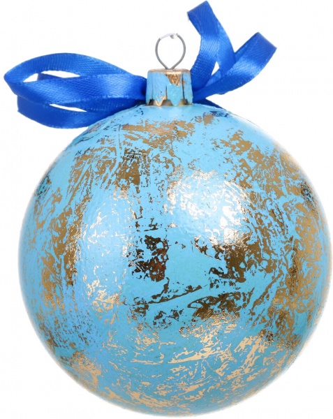 Шар новогодний Декупаж d 80 мм в ассортименте