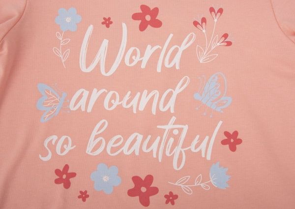 Пижама детская для девочки Roksana р.104-110 розовый №1065/16807 