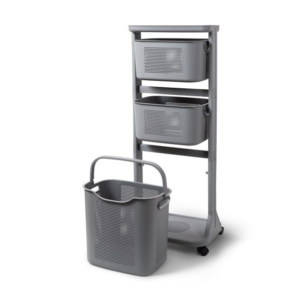 Етажерка MVM 1150х435х335 мм сірий (FH-21 GRAY)